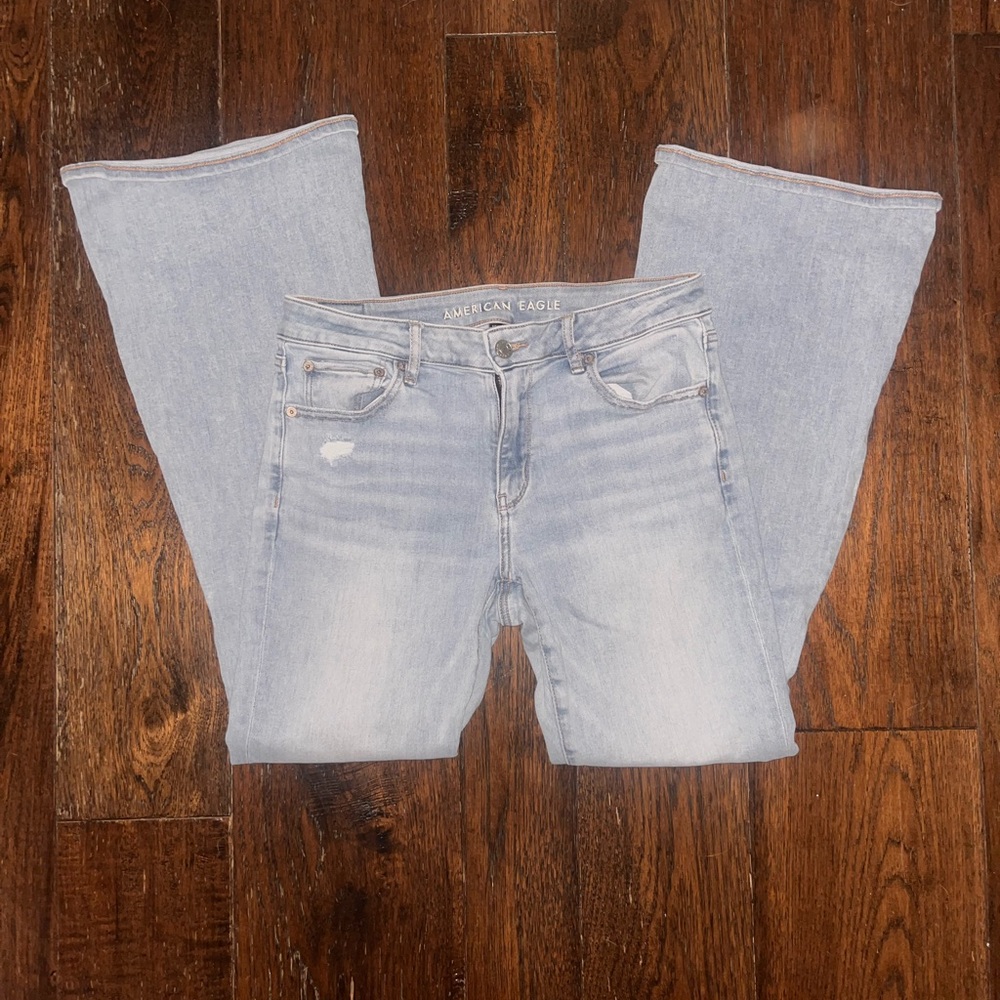 American Eagle Outfitters Blue Boot Cut Jeans